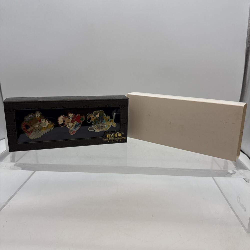 Epcot Food and Wine Festival 2004 Pin Set Limited Edition 750 New